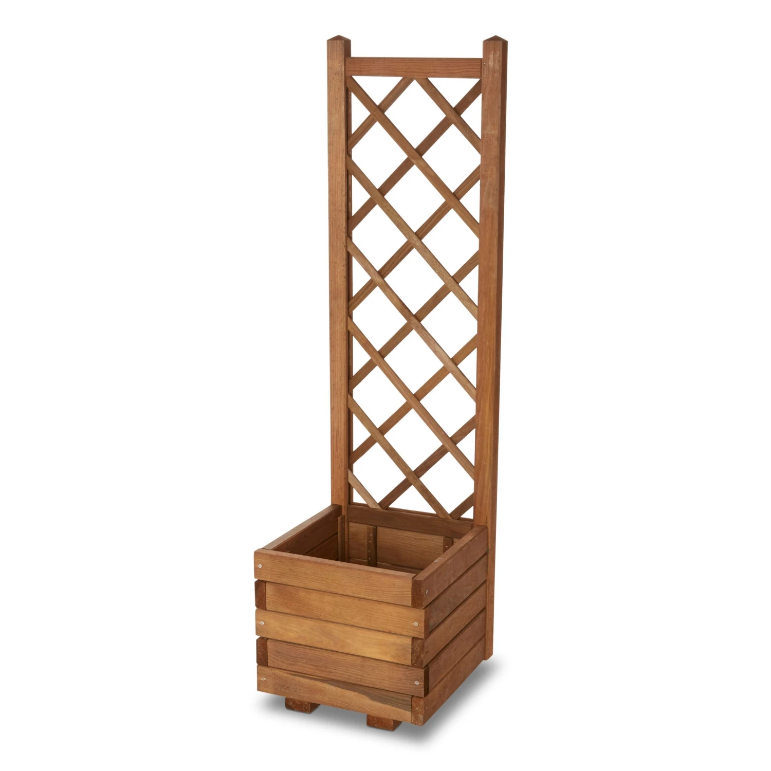 Blooma Bopha Brown Wooden Square Planter 5 Blooma Bopha Brown Wooden Square Planter - Image 3