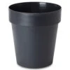 Blooma Nurgul Dark Grey Plastic Circular Plant Pot (Dia)30cm 2 Blooma Nurgul Dark Grey Plastic Circular Plant Pot (Dia)30cm -Hoze Landscaping Shop blooma nurgul dark grey plastic circular plant pot dia 30cm3663602899181 01bq