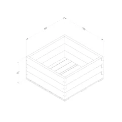 Forest Garden 0.9m X 0.9m Mixed Softwood Square Raised Bed Kit 0.81m² 11 Forest Garden 0.9m X 0.9m Mixed Softwood Square Raised Bed Kit 0.81m² -Hoze Landscaping Shop forest garden 0 9m x 0 9m mixed softwood square raised bed kit 0 81m 5013053193471 01t