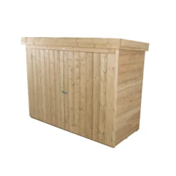 Forest Garden Overlap Wooden 6x3 Pent Garden Storage