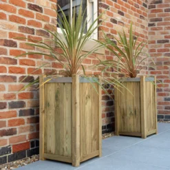 Forest Garden Slender Wooden Rectangular Planter, Pack Of 2 13 Forest Garden Slender Wooden Rectangular Planter, Pack Of 2 -Hoze Landscaping Shop forest garden slender wooden rectangular planter pack of 25013053153888 03i bq