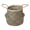 GoodHome Black Seagrass Herringbone Circular Plant Pot (Dia)21cm 2 GoodHome Black Seagrass Herringbone Circular Plant Pot (Dia)21cm -Hoze Landscaping Shop goodhome black seagrass herringbone circular plant pot dia 21cm3663602442509 02c bq