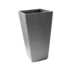 Primeur Sonata Pewter Plain Square Plant Pot (Dia)26cm 1 Primeur Sonata Pewter Plain Square Plant Pot (Dia)26cm -Hoze Landscaping Shop primeur sonata pewter plain square plant pot dia 26cm5907736265343 01c bq
