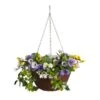 Smart Garden Pansy Artificial Plastic Hanging Basket, 30cm 2 Smart Garden Pansy Artificial Plastic Hanging Basket, 30cm -Hoze Landscaping Shop smart garden pansy artificial plastic hanging basket 30cm5050642007580 02c